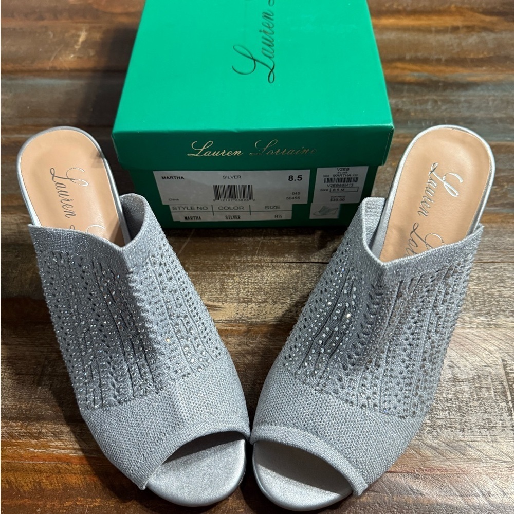 Lauren Lorraine Gray Sparkle‎ Mules
